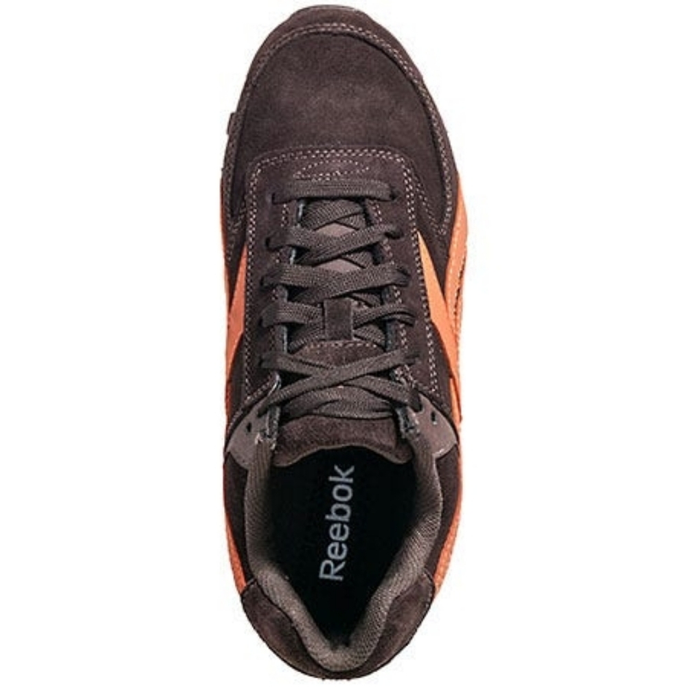 Reebok Brown Suede Leelap ESD Retro Jogger Steel Toe Working Shoes RB1972 9.5